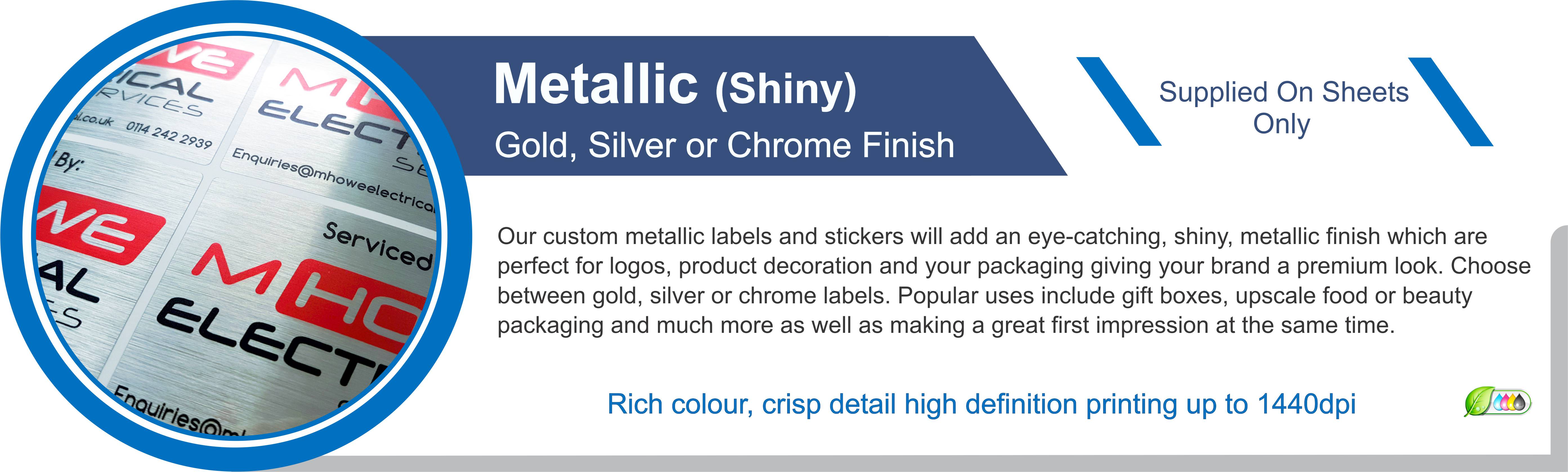 Metallic Labels / Stickers